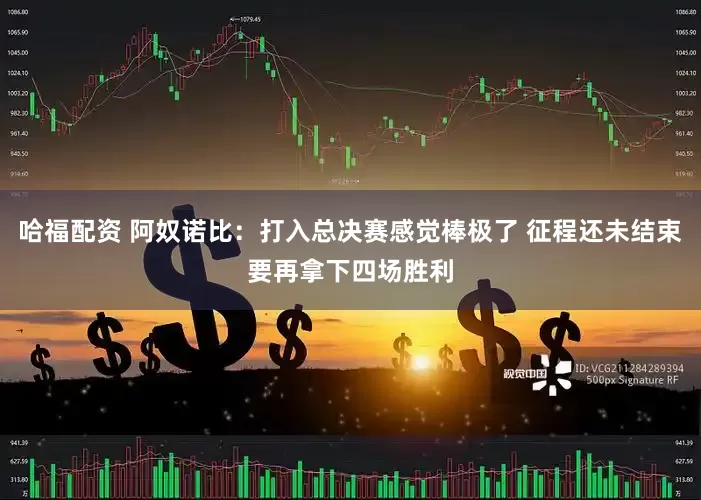 哈福配资 阿奴诺比：打入总决赛感觉棒极了 征程还未结束要再拿下四场胜利